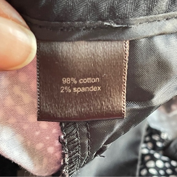 THE LIMITED | Speckled Print Cuffed Cropped Trouser Pants Sz 4 - Picture 8 of 8